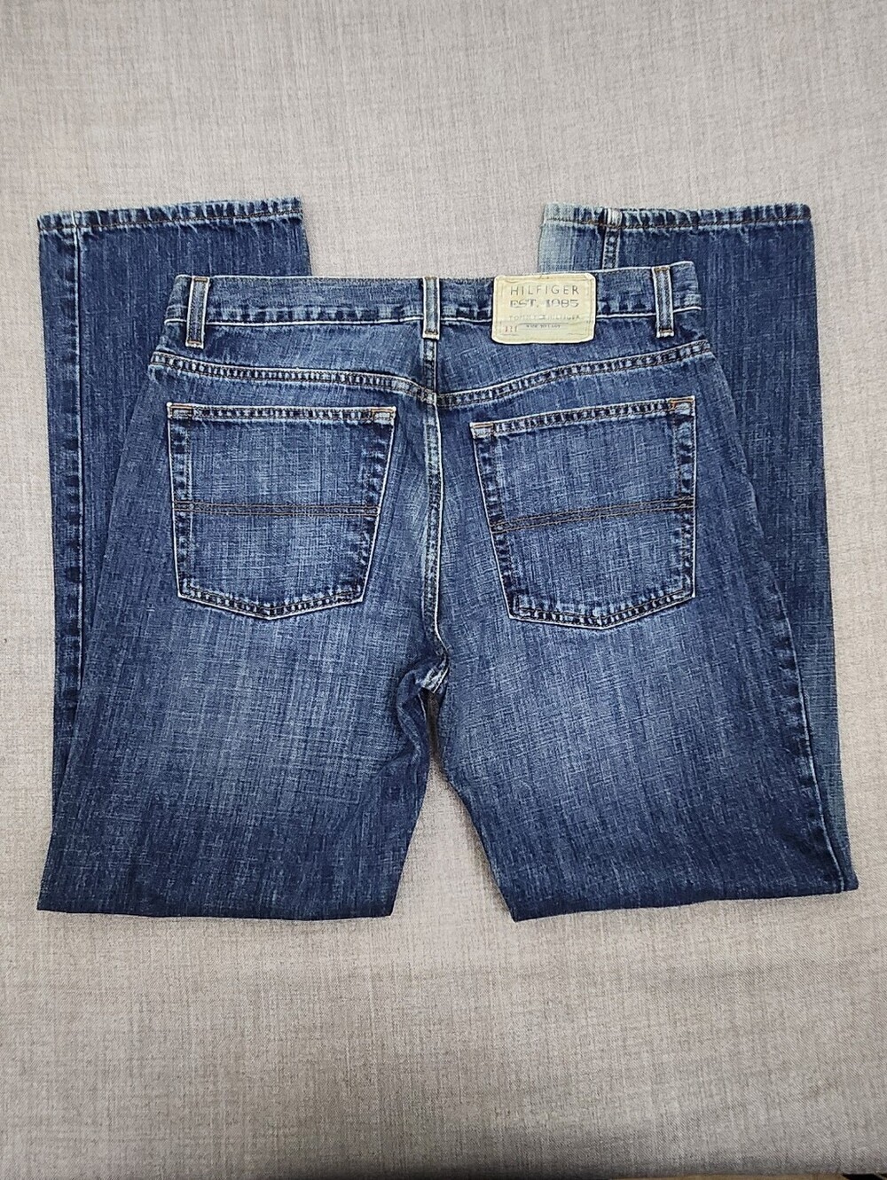 Tommy Hilfiger Custom Straight Medium Wash Denim Jeans 32 × 32 - Picture 3 of 12